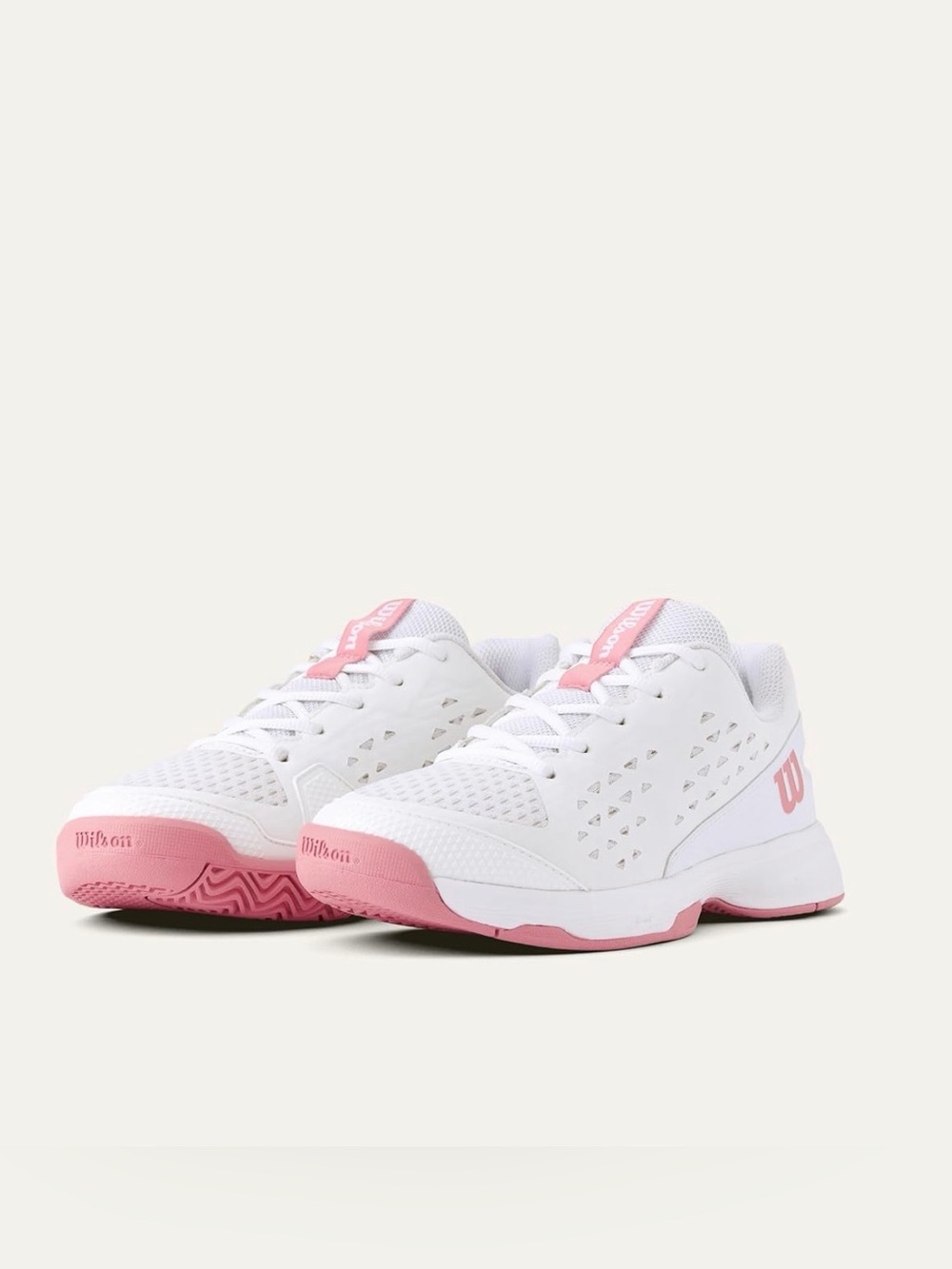 NWT Wilson Kids Tennis Shoes White Pink  
NEW